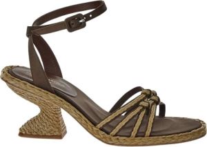 Paloma Barceló High Heel Sandals Bruin Dames