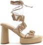Paloma Barceló Franzi | Napasilk Nocciola Hoge hak sandalen Bruin Dames - Thumbnail 8