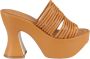 Paloma Barceló Sandalen Ochre-Colored Sandals in oranje - Thumbnail 1