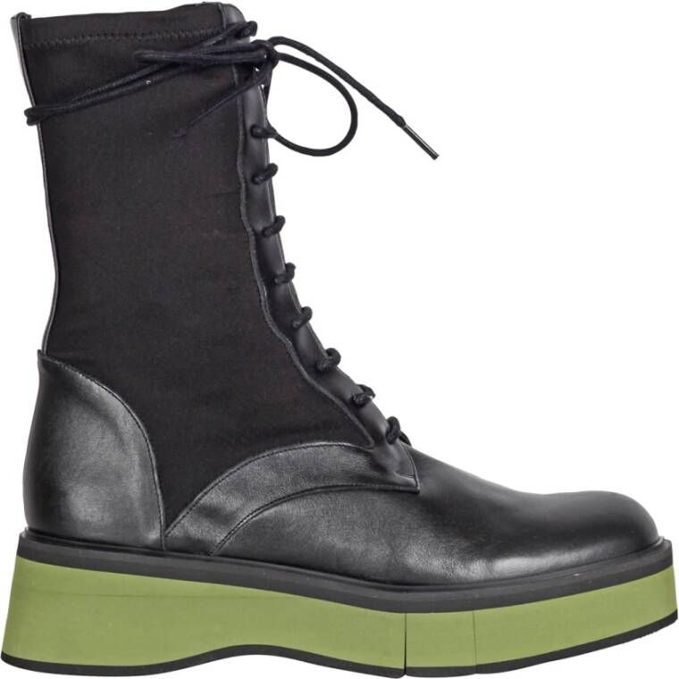 Paloma Barceló Lace-up Boots Zwart Dames