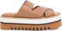 Paloma Barceló Leren Sleehak Sandalen - Thumbnail 1