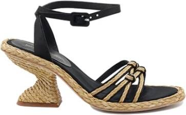 Paloma Barceló Moderne Espadrille Hoge Hak Sandalen