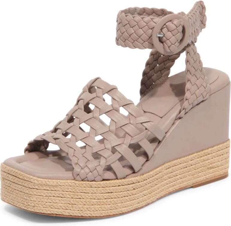 Paloma Barceló Napa Silk Mauve Sleehak Sandaal