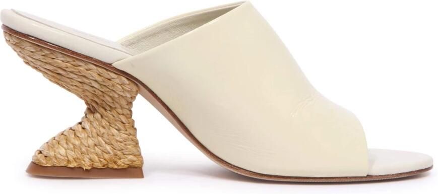 Paloma Barceló Cali Leren Muiltjes Beige Dames