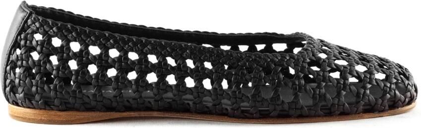 Paloma Barceló Geweven Leren Ballerina Flat