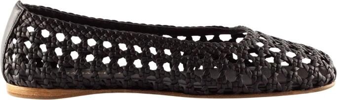 Paloma Barceló Geweven leren ballerina's