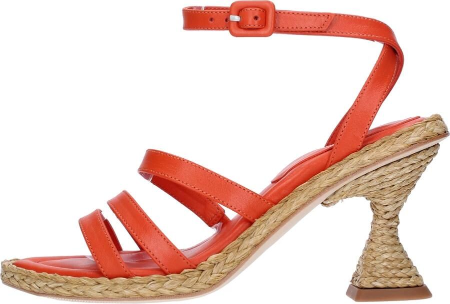 Paloma Barceló Agnes Hoge Hak Sandalen Orange Dames
