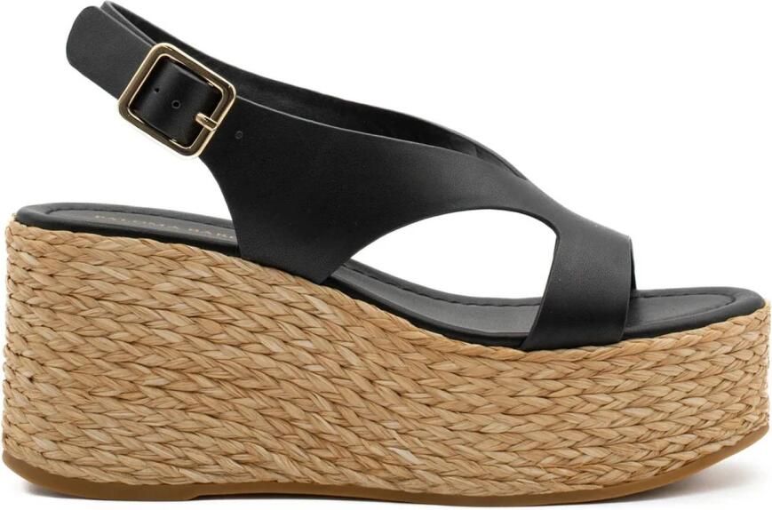 Paloma Barceló Raffia Wedge Sandal