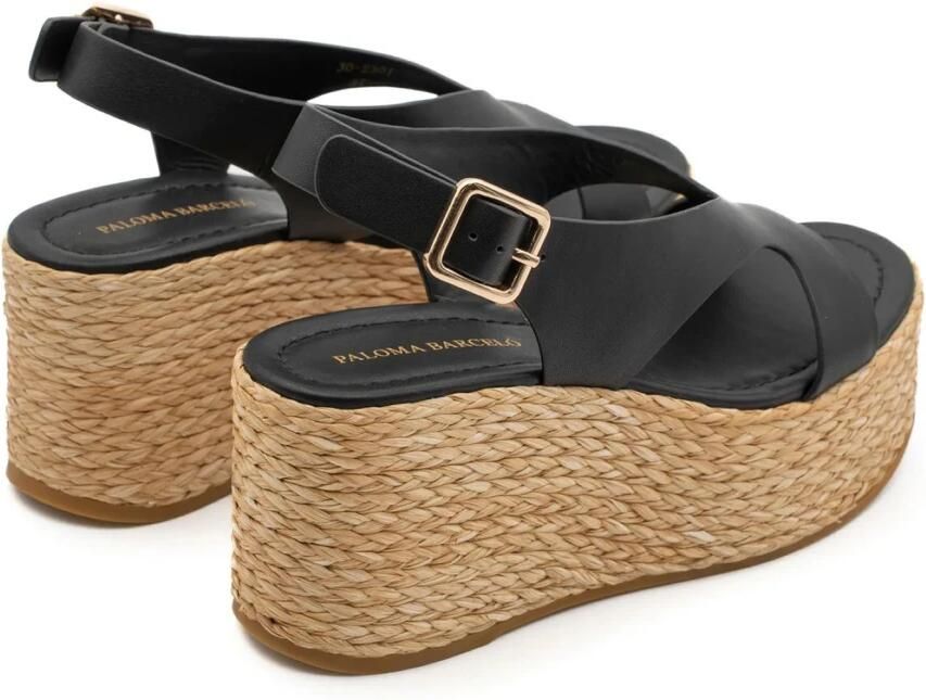 Paloma Barceló Raffia Wedge Sandal - Foto 4