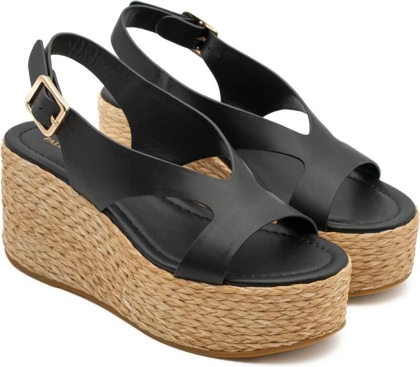 Paloma Barceló Raffia Wedge Sandal - Foto 2