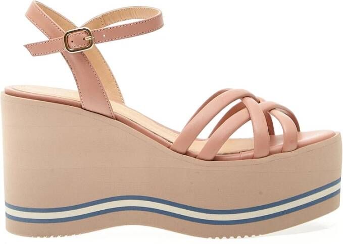 Paloma Barceló Rosa Sleehak Sandalen Pink Dames