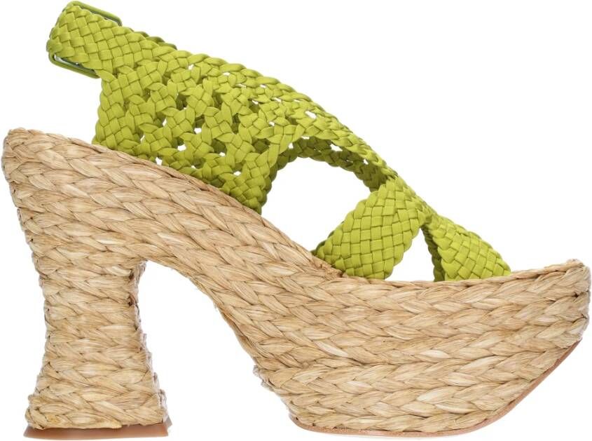 Paloma Barceló Sandalen Groen