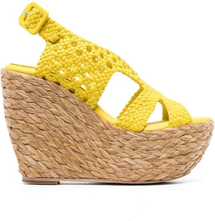 Paloma Barceló Wedges Yellow Dames