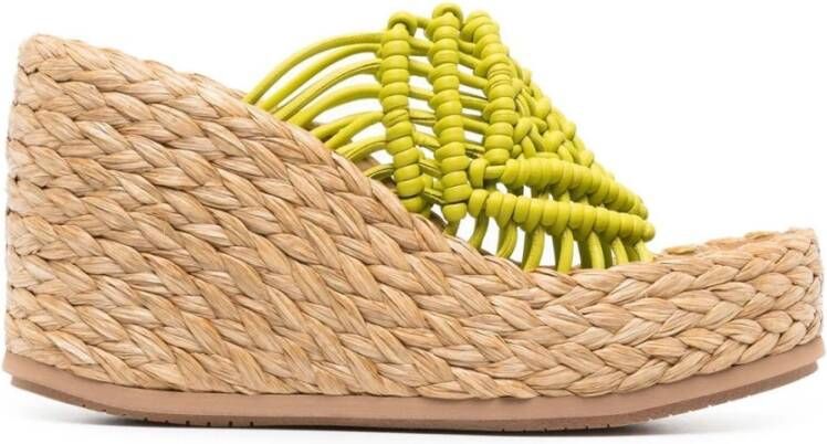 Paloma Barceló Wedges Yellow Dames