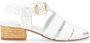 Paloma Barceló Witte Raffia Sandalen - Thumbnail 1