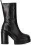 Paloma Barceló Enkellaarzen PALOMA BARCELÓ EROS SCHWARZE STIEFELETTE MIT ABSAT in zwart - Thumbnail 1