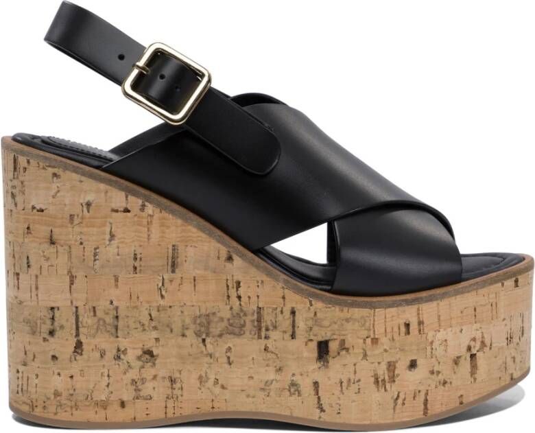 Paloma Barceló Zwarte sandalen voor vrouwen