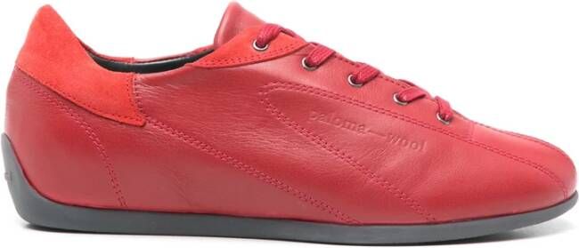 Paloma Wool Rode Veterschoenen met Platte Zool