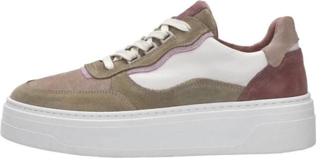 Palpa Beige Paarse Platform Sneakers Multicolor Dames - Foto 8