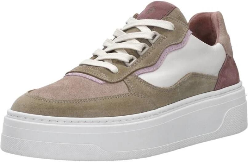 Palpa Beige Paarse Platform Sneakers Multicolor Dames - Foto 6