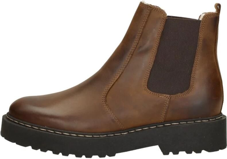 Palpa Riviera Enkellaarsjes Plat Cognac