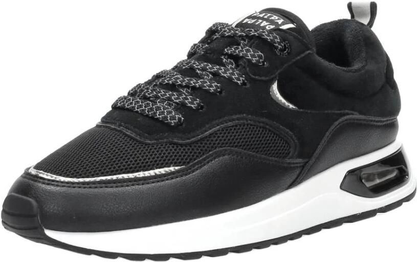 Palpa Zwarte Textiel Platform Sneaker Black Dames - Foto 5