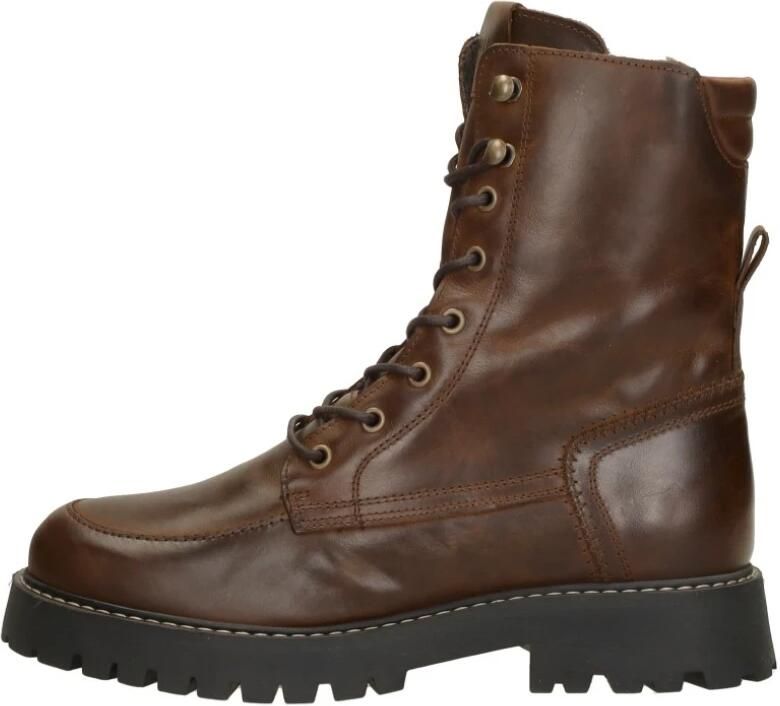 Palpa Stela Veterschoenen Hoog Cognac