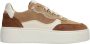 Palpa Neutrale Leren Platform Sneaker met Teddy Detail Multicolor Dames - Thumbnail 2