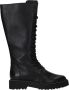 Palpa Stijlvolle zwarte leren veterschoenen Black - Thumbnail 2