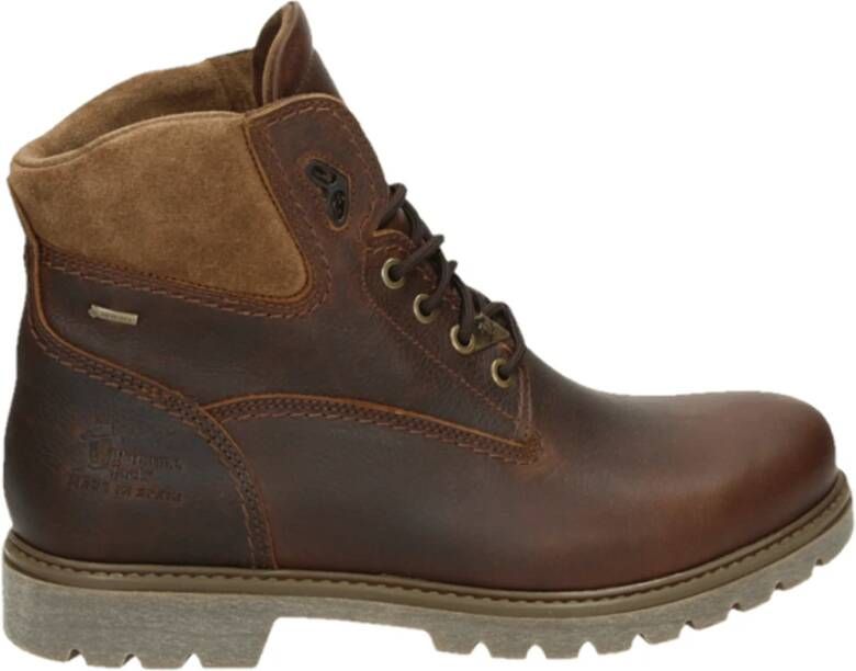 Panama Jack Casual Leren Mid-Top Schoen Bruin