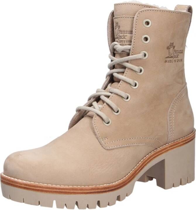 Panama Jack Dames Veterschoenen van Nubuck Leer