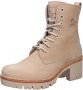 Panama Jack Stijlvolle Veterschoenen met Hakken Beige Dames - Thumbnail 3