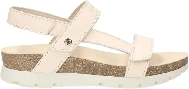 Panama Jack Flat Sandals Beige Dames