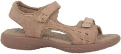 Panama Jack Taupe Platte Sandalen voor Vrouwen Beige Dames - Foto 4