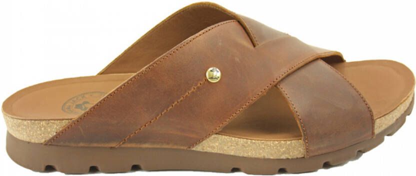 Panama Jack Salman slippers napa grass marron brown Schoenen