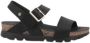 Panama Jack Stijlvolle Platte Sandalen Black Dames - Thumbnail 1