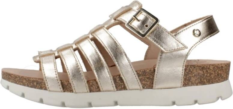 Panama Jack Women's Sasha Shine B1 Sandalen beige wit
