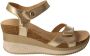 Panama Jack Gouden Metallic Sleehak Sandaal voor Vrouwen Multicolor Dames - Thumbnail 13