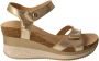 Panama Jack Gouden Metallic Sleehak Sandaal voor Vrouwen Multicolor Dames - Thumbnail 10