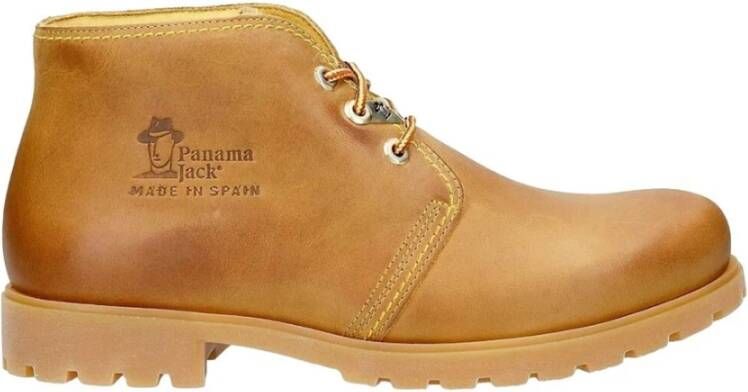 Panama Jack Heren Casual Kameel Leren Laarzen