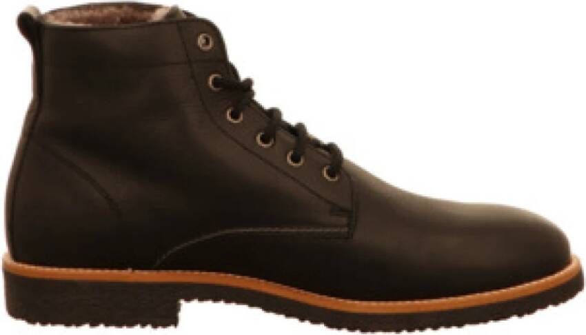 Panama Jack Winterlaarzen winterenkellaars veterboots outdoorschoen met contrasterende raamnaad
