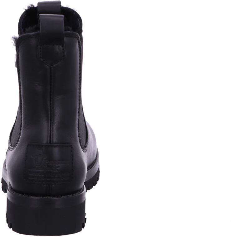 Panama Jack Chelsea-boots Francesca Igloo Enkellaars boots blokhak profielzool met lamsvachtvoering - Foto 7