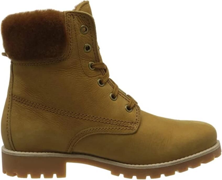 Panama Jack Kameelkleurige Leren Enkellaarzen met Veters Brown Heren - Foto 9