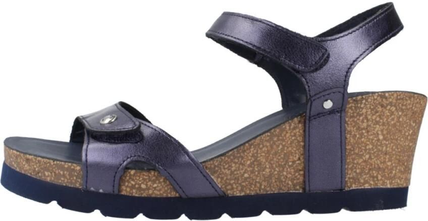 Panama Jack Glanzende Plateau Sleehakken