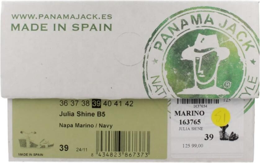 Panama Jack Glanzende Plateau Sleehakken - Foto 2