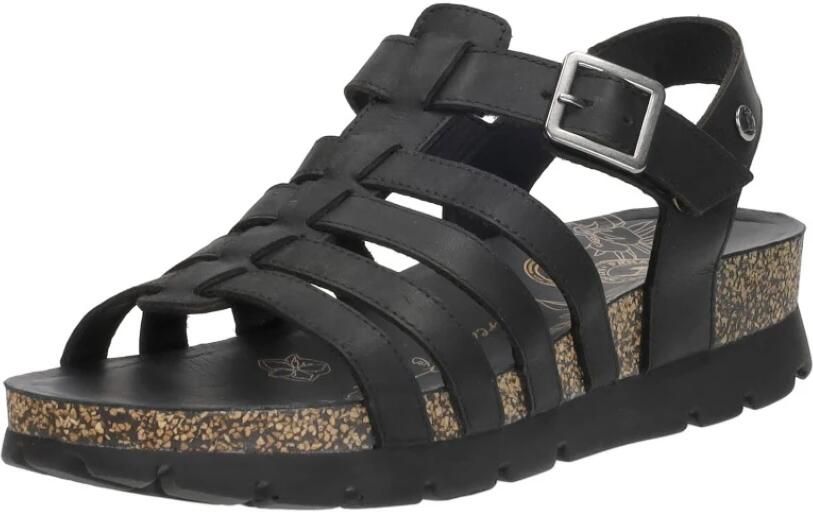 Panama Jack Stijlvolle platte sandalen voor vrouwen Black Dames - Foto 5