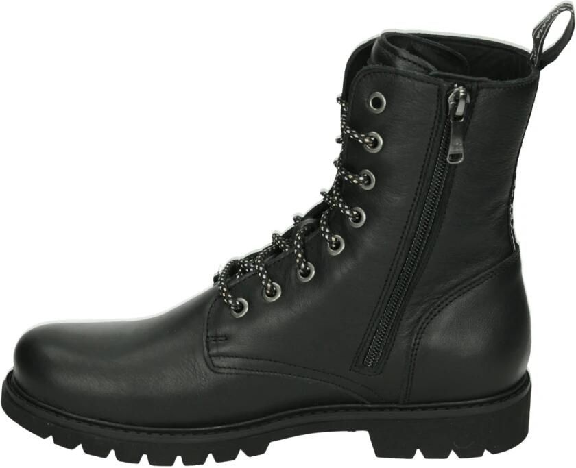 Panama Jack Sportieve Zwarte Leren Schoenen Frisia B24 - Foto 2