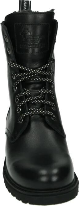 Panama Jack FRISIA~IGLOO~B3~~~~~~~~~~~~~~~ Hoge sneakersVeterlaarzenDames veterschoenenDames sneakersHalf-hoge schoenen Zwart - Foto 2