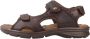 Panama Jack Platte Sandalen met Plakband Brown Heren - Thumbnail 2