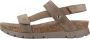 Panama Jack Platte Sandalen met Plakband Gray Dames - Thumbnail 2